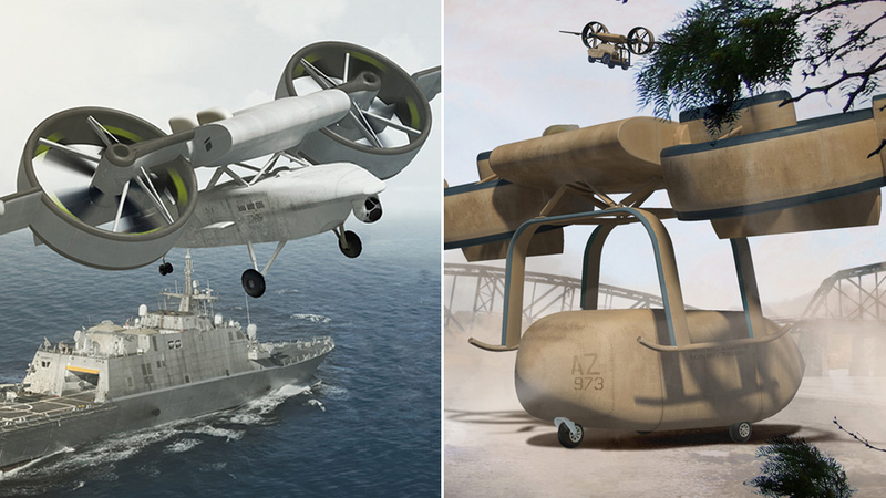 Illustration for article titled Skunk Works Is Building a Drone That Carries Cars Instead of Cameras